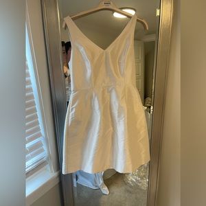 Sachin and Babi cream dress with bow on back